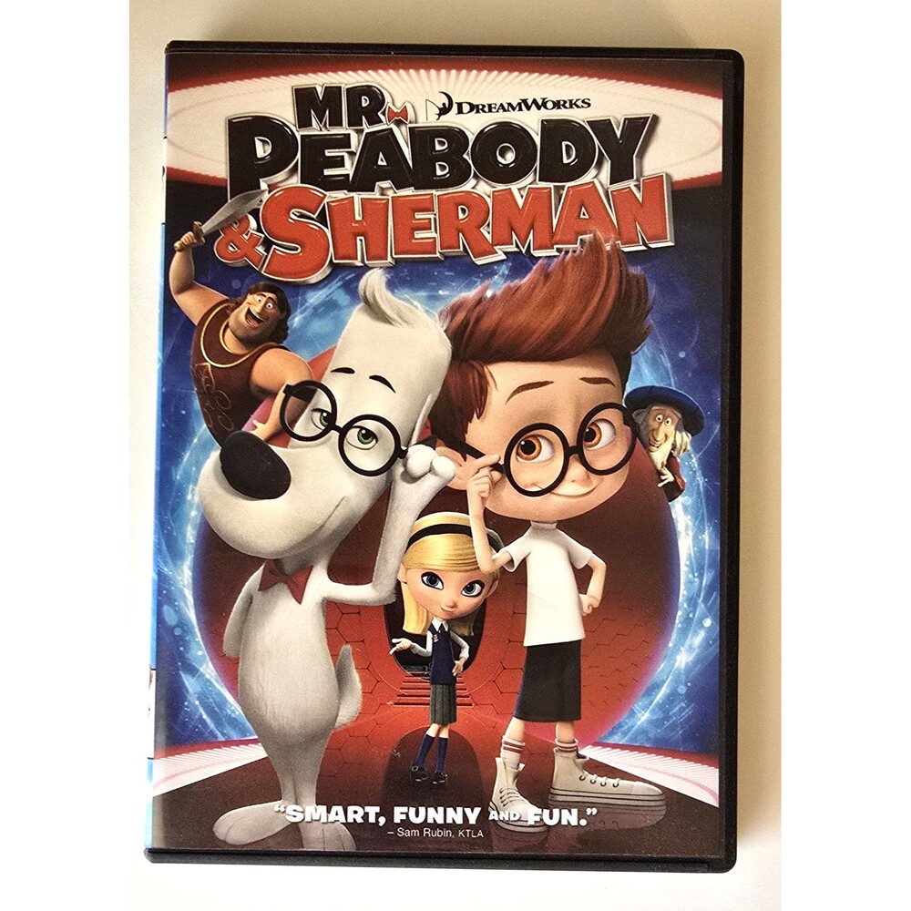 Dreamworks MR PEABODY AND SHERMAN (DVD, 2014) NEW Widescreen Rated PG 92 Minutes